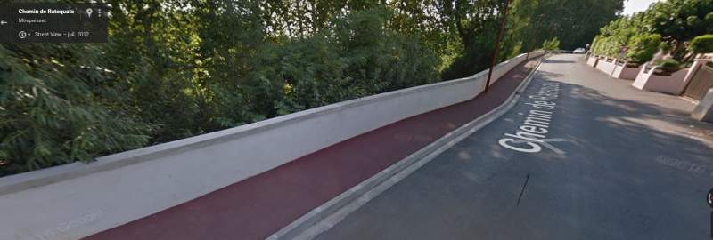 Voirie restituée chemin de Ratequats